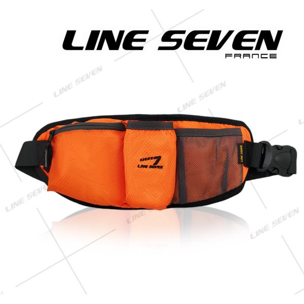 LINE SEVEN Pouch Bag / Waist Pouch / Water Bottle Belt Bag 1056-PB - Orange