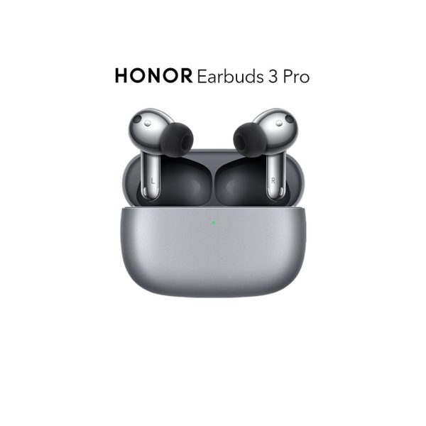 HONOR Earbuds 3 Pro Headphones丨Crystal-clear Dual-driver Audio丨Adaptive Active Noise Cancellation - Grey