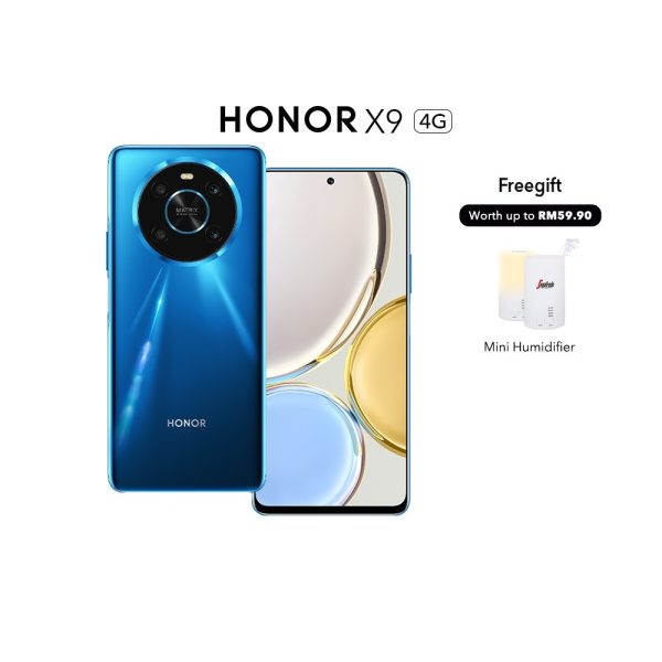 HONOR X9 Smartphone (8GB + 2GB Extension + 128GB/6.81" FullView Display 90Hz/66W SuperCharge/Snapdragon 680 Chipset) - Ocean Blue