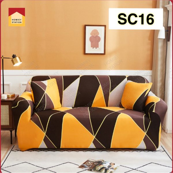 Sofa Cover 1/2/3 Seater Couch Slip Cushion L shape Universal Slipcover Elastic - SC16