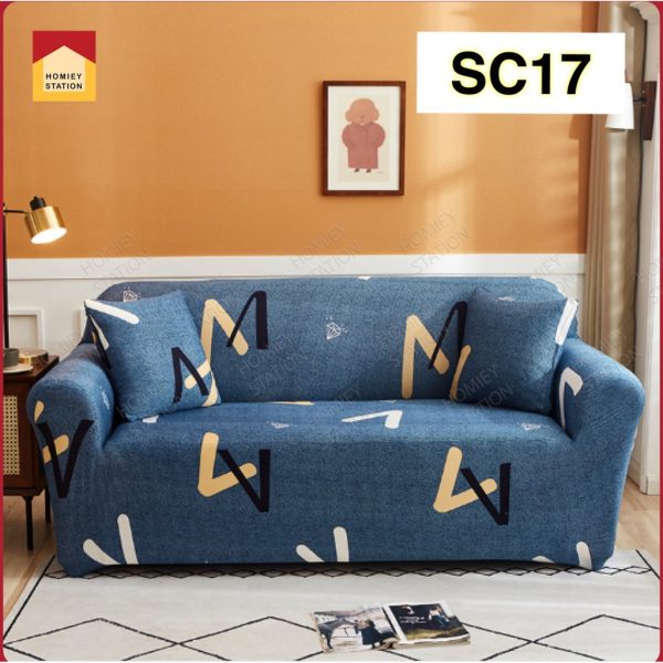Sofa Cover 1/2/3 Seater Couch Slip Cushion L shape Universal Slipcover Elastic - SC17