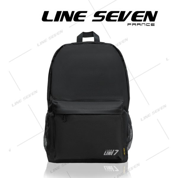 LINE SEVEN School Bag / Casual Backpack 1114-BP - Black