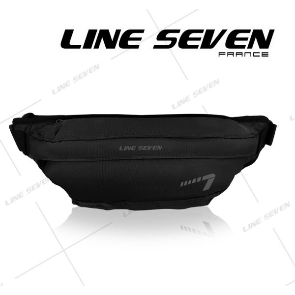 LINE SEVEN Pouch Bag / Waist Pouch / Crossbody Bag 1031-PB - Black