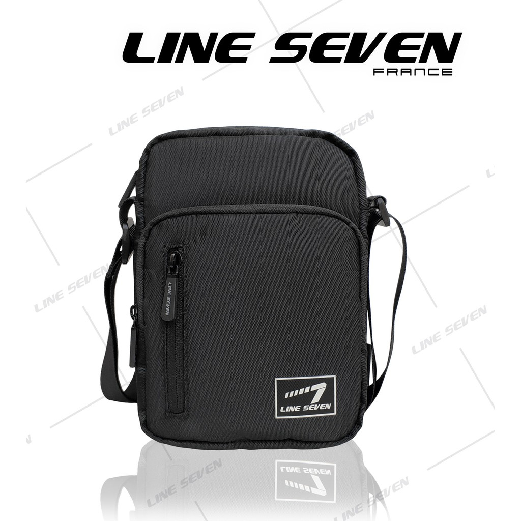 LINE SEVEN Sling Bag / Crossbody Bag / Shoulder Bag 1118-SL - Black - Image 1