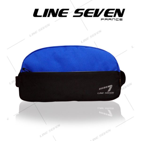 LINE SEVEN Sling Bag / Shoe Bag / Crossbody Bag / Shoulder Bag / Outdoor Bag 1079-SL - Black / Royal