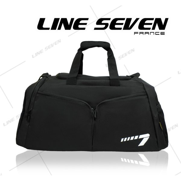 LINE SEVEN Travel Bag / Cabin Luggage / Duffel Bag 1100-TB - Black