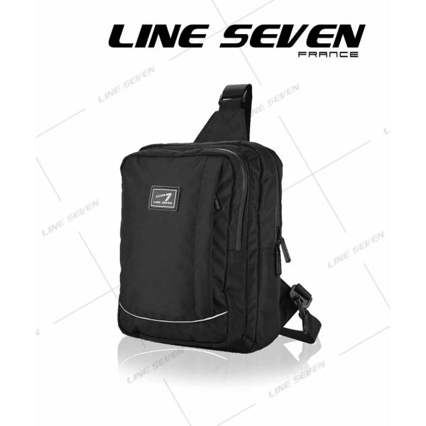 LINE SEVEN Sling Bag / Crossbody Bag / Shoulder Bag 1110-SL - Black