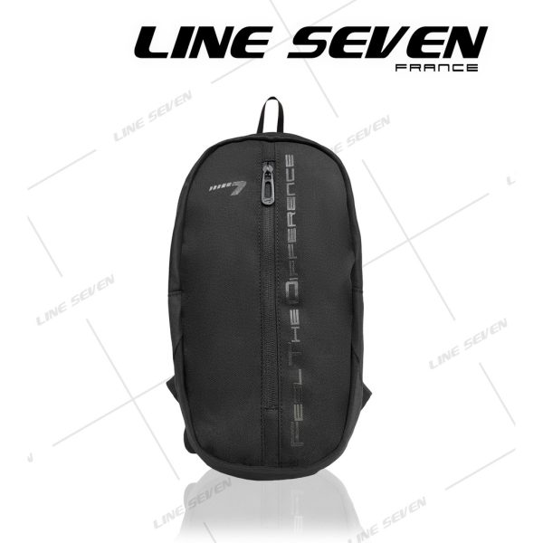 LINE SEVEN Mini Backpack / School Backpack / Fashion Bag / Unisex Backpack 1122-BP - Black