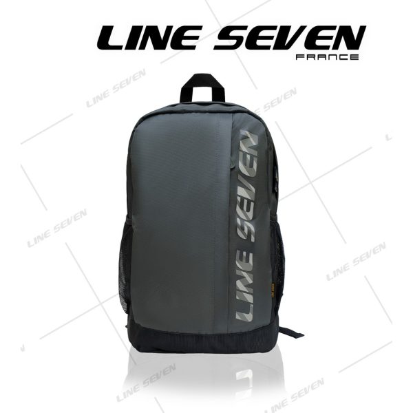 LINE SEVEN Casual Backpack / School Bag 1117-BP - Charcoal