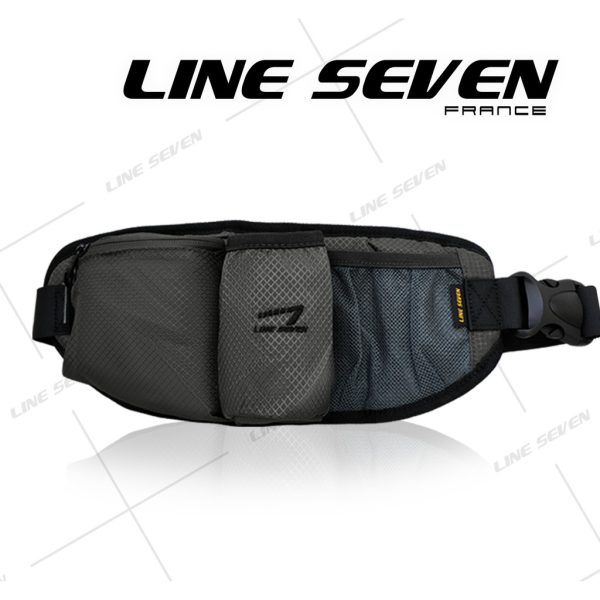 LINE SEVEN Pouch Bag / Waist Pouch / Water Bottle Belt Bag 1056-PB - Grey