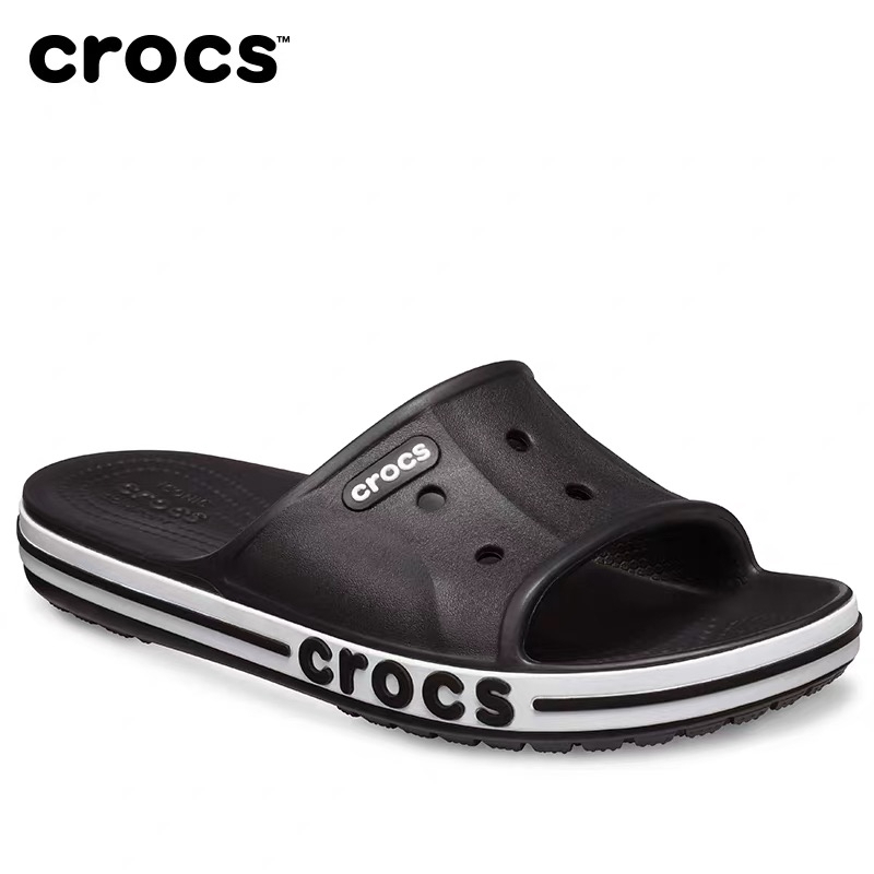 CROCS Literide Clog Unisex Basic Crocs Flip Flop Sandals - Black - Image 1