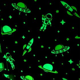 Adults Kids Luminous Blanket Glow In The Dark Blanket Flannel Comfortable Quilt Night Light Shine - Pink Unicorn - Image 7