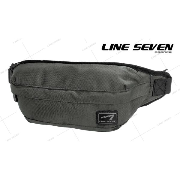LINE SEVEN Pouch Bag / Waist Pouch / Crossbody Bag / Unisex Bag 1107-PB - Grey