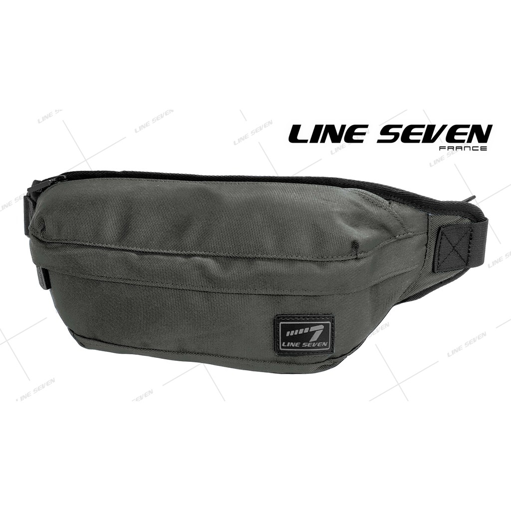 LINE SEVEN Pouch Bag / Waist Pouch / Crossbody Bag / Unisex Bag 1107-PB - Grey - Image 1
