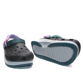 CROCS Unisex-Adult Men's / Women's Classic Hiker Clog 206772 - Black Green - Image 4