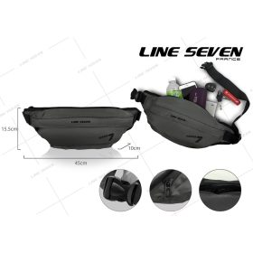 LINE SEVEN Pouch Bag / Waist Pouch / Crossbody Bag 1031-PB - Black - Image 4
