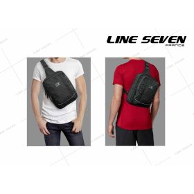 LINE SEVEN Sling Bag / Crossbody Bag / Shoulder Bag 1110-SL - Black - Image 5