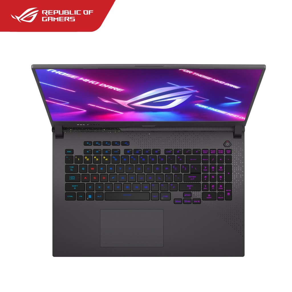 ASUS ROG STRIX G17 G713R-MKH160W R7-6800H (16GB, RTX3060 6GB, 17.3" FHD, Gray-W11) - Grey - Image 4