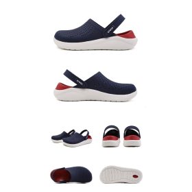 CROCS LiteRide fashion comfortable men and women outdoor beach shoes trend slippers - Red - Image 2