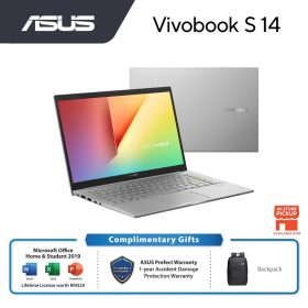 ASUS VivoBook 14 K413E-AAM553TS (I5-1135G7/8GB/512GB SS TEL 14") - Silver - Image 2