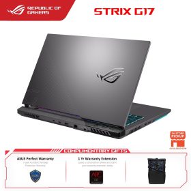 ASUS ROG STRIX G17 G713R-WKH158W R7-6800H (16GB, RTX3060 6GB, 17.3" FHD, Gray-W11) - Grey - Image 2