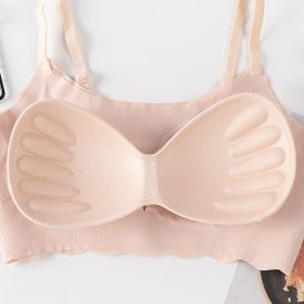 Japan Bra Seamless Comfort Wireless Sleeping Nursing Thin Strap Adjustable B0048 - Skin - Image 6