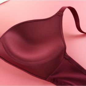 Summer Light Push Up Seamless Comfortable Women Bra B0040 - Red - Image 3