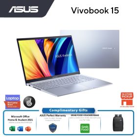 ASUS Vivobook M1502I-AE8163WS (R7-4800H, 8GB, 512GB SSD, 15.6'' FHD TOUCH, SILVER-W11, H&S) - Silver - Image 2