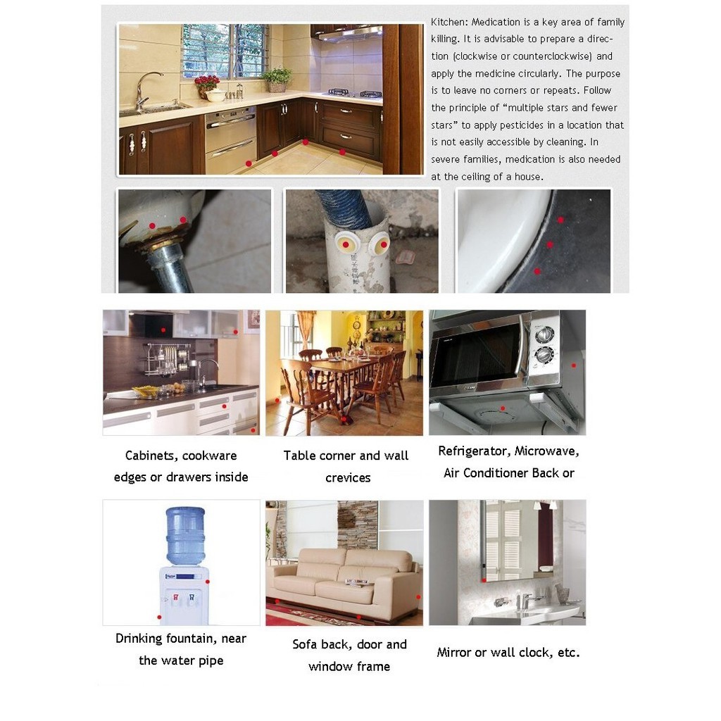 Green Leaf Gel Cockroach Killer Patch Bait Cockroaches Pest Control - Image 8