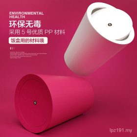 Trash Can Household Kitchen Bathroom with Lid Large Sized Creative Shake Lid Nordic Hotel Plastic Sorting Trash Bin - Nordic Blue - Image 4