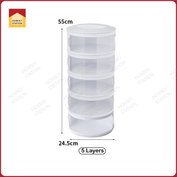 Food cover Transparent Stackable Food Insulation Cover Thicken Dustproof Home Kitchen Refrigerator Insulation Dish Cover