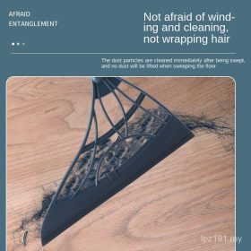 Magic Broom Wet and Dry Cleaning Tile Floor Glass Wiper Household Non-Stick Hair Retractable Silicone Scraper - White - Image 5