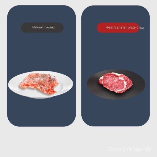 Cozy Cottage Anti Scalding Heat Diffuser for Gas Stove With Handle Heat Conduction Plate Pot Holder Defrost Tray Heating Thawing Board