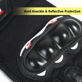 Motorcycle Gloves Touch Screen Motorcycle Riding Glove Hand Gloves Motorbike Racing Gloves Sport Gloves - Red - Image 5