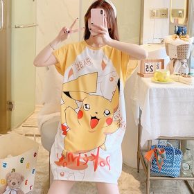 Plus Size Pajamas Women Cartoon Sleepwear Nightwear Sleeping Dress - 30520