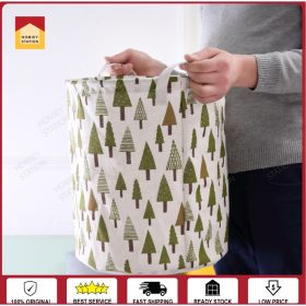 Laundry Basket Large Capacity Clothes Laundry Basket Foldable Storage Basket - Green Arrow (Small) - Image 5