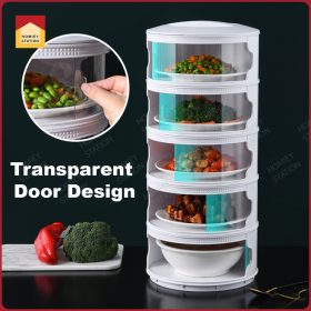 Food cover Transparent Stackable Food Insulation Cover Thicken Dustproof Home Kitchen Refrigerator Insulation Dish Cover - Image 6