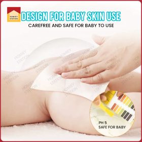 80pcs Premium Fragrance Free Parabens Free Non Alcohol Antibacterial Baby Wipes Wet Tissue - Image 4