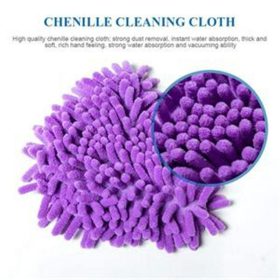 132cm Chenille Extendable Triangle Mop Ceiling Window Rotary Cleaning Wall Floor Mop Head Clothes Swob Mops - Blue - Image 6