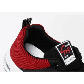 NOVENCCI Unisex Men's Outdoor Sneakers Sport Shoes - Black + Red - Image 5