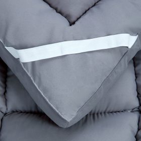 HOMEI Single Extra Thick Foldable Tatami Mattress Skin-friendly Cotton - Grey - Image 3