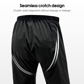 Motorcycle Waterproof Raincoat Motorbike Rainsuit Bike Bicycle Outdoor Rainwear - Grey (2 Layer) - Image 6