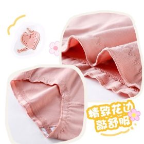 100% Cotton Panties Underwear Breathable Mid-rise Women Panties - Green - Image 7