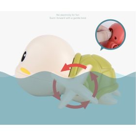 Baby Bath Toys Wind Up Swimming Animal Toddler Kids Pool Water Gift Boys Girls (C08) - Littlesub Pink - Image 7