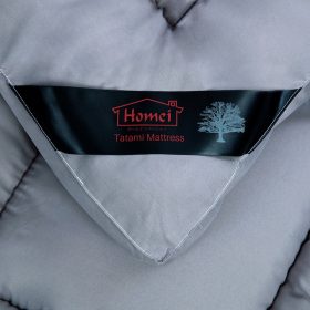 HOMEI Single Extra Thick Foldable Tatami Mattress Skin-friendly Cotton - Grey - Image 5