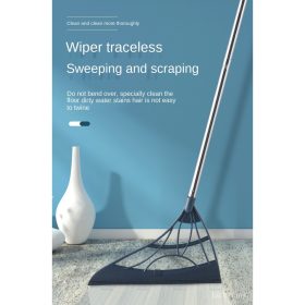 Magic Broom Wet and Dry Cleaning Tile Floor Glass Wiper Household Non-Stick Hair Retractable Silicone Scraper - White - Image 7