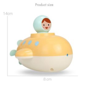 Baby Bath Toys Wind Up Swimming Animal Toddler Kids Pool Water Gift Boys Girls (C08) - Littlesub Pink - Image 9