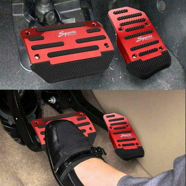 Automatic Series Brake Gas Pedal Car Non-slip Pedal Manual / Auto Car Brake Clutch Accelerator Antiskid Gas Foot Treadle