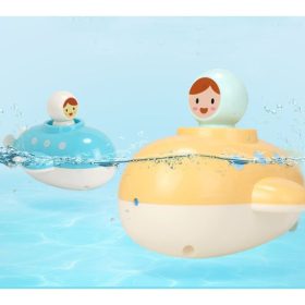 Baby Bath Toys Wind Up Swimming Animal Toddler Kids Pool Water Gift Boys Girls (C08) - Littlesub Pink - Image 10