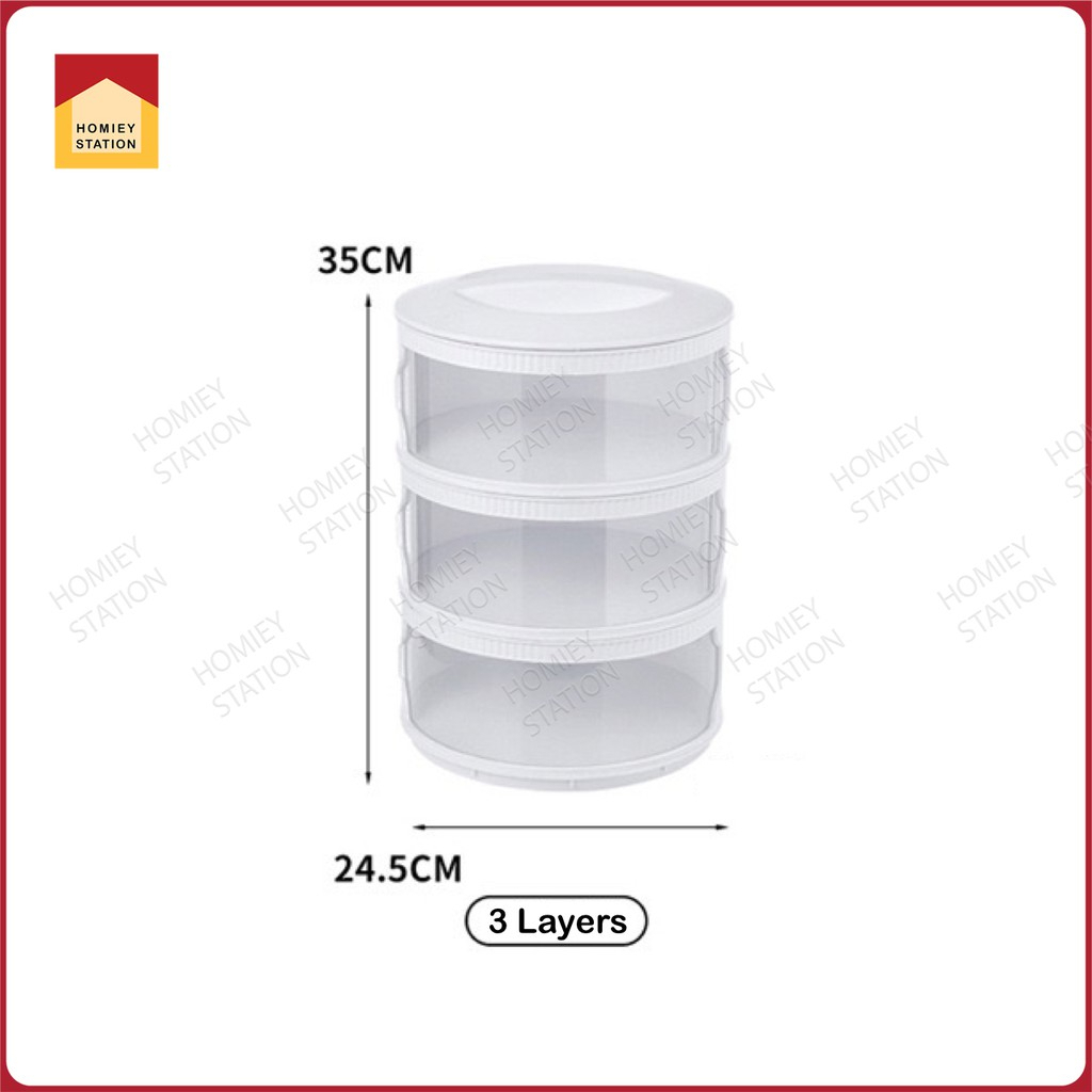 Food cover Transparent Stackable Food Insulation Cover Thicken Dustproof Home Kitchen Refrigerator Insulation Dish Cover - Image 9
